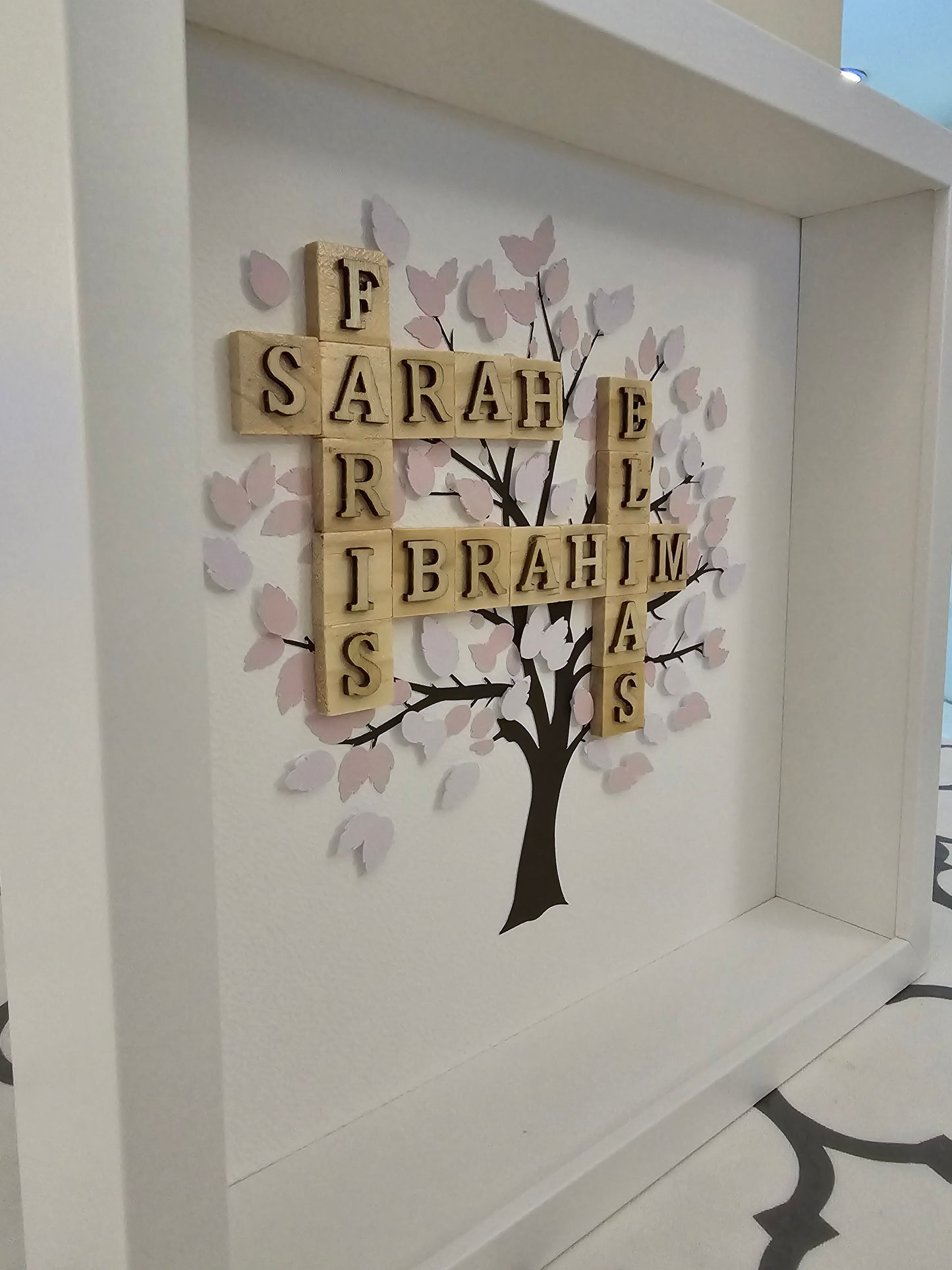 Customised 3D Craft -Family Tree