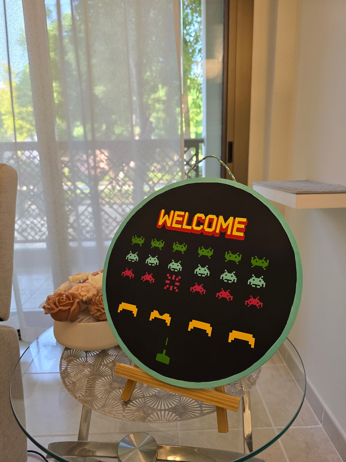 Retro Game Door Sign