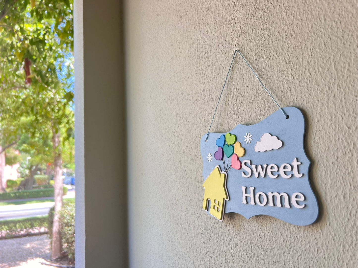 sweet home door sign
