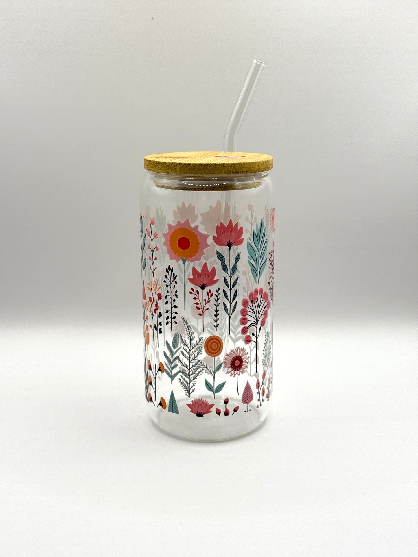 Glass Cup (tumbler ) With Lid