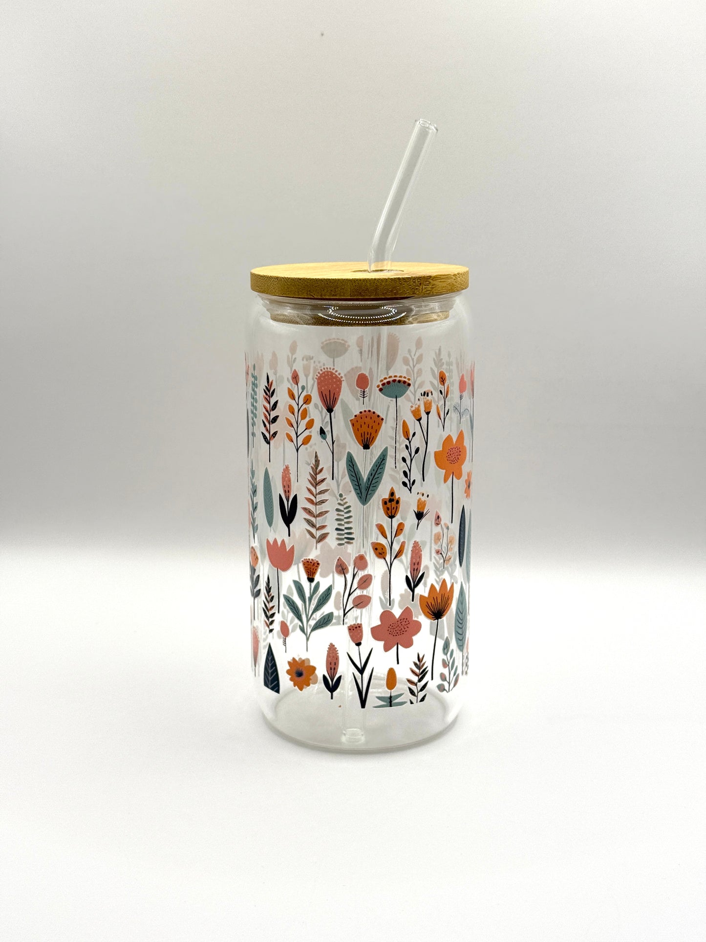 Glass Cup (tumbler ) With Lid