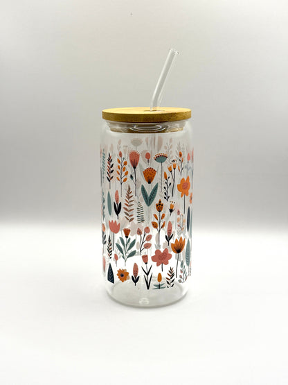 Glass Cup (tumbler ) With Lid