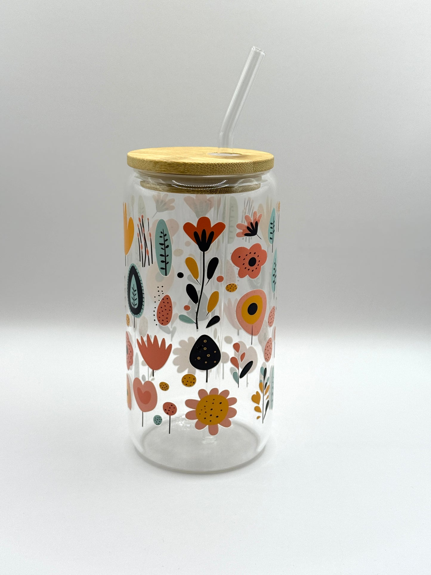 Glass Cup (tumbler ) With Lid