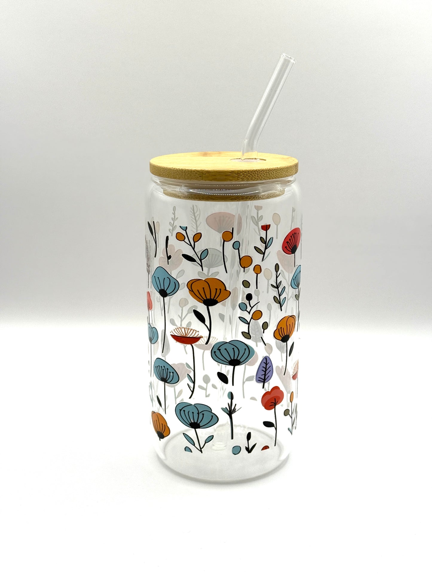 Glass Cup (tumbler ) With Lid