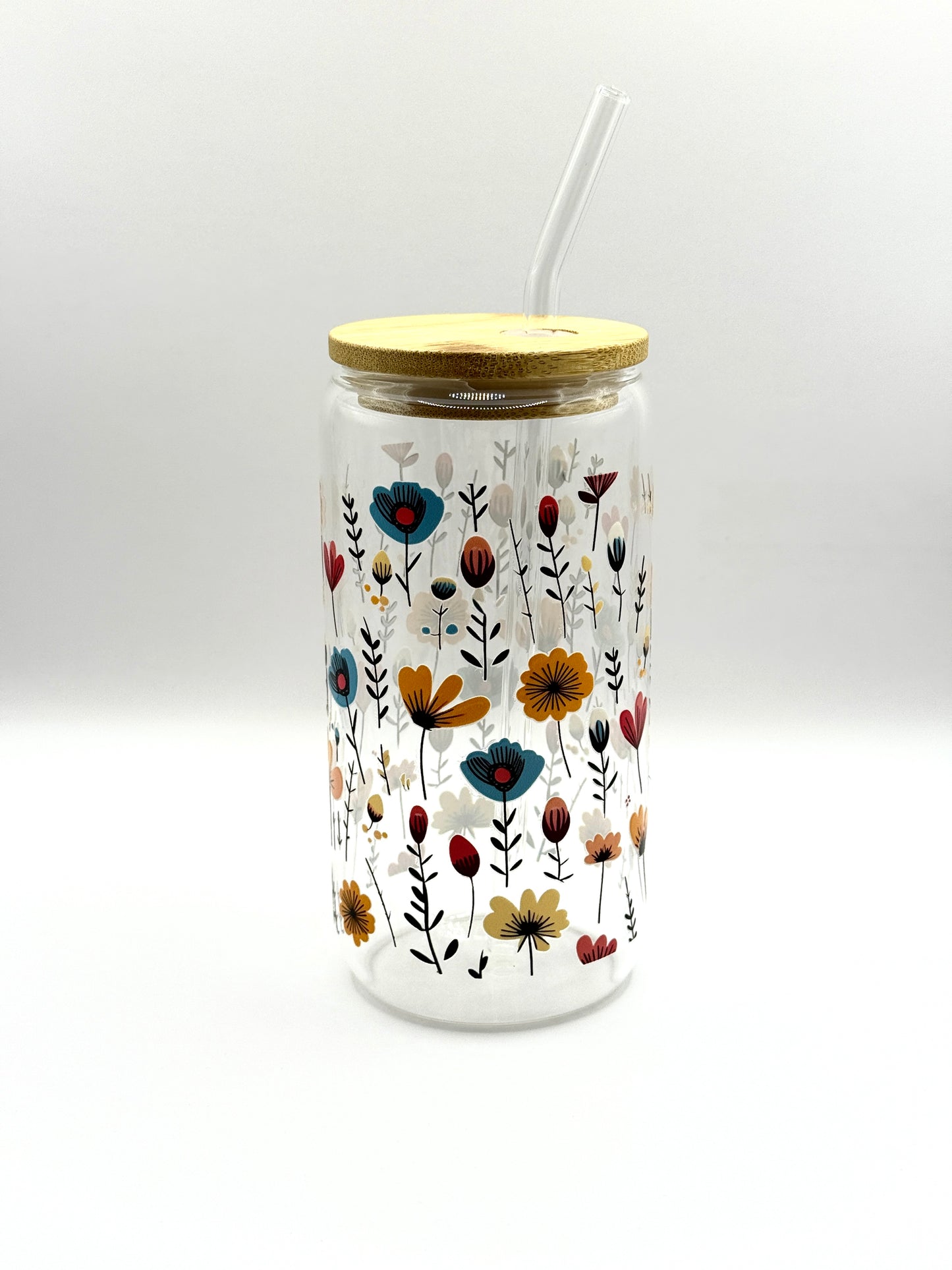 Glass Cup (tumbler ) With Lid