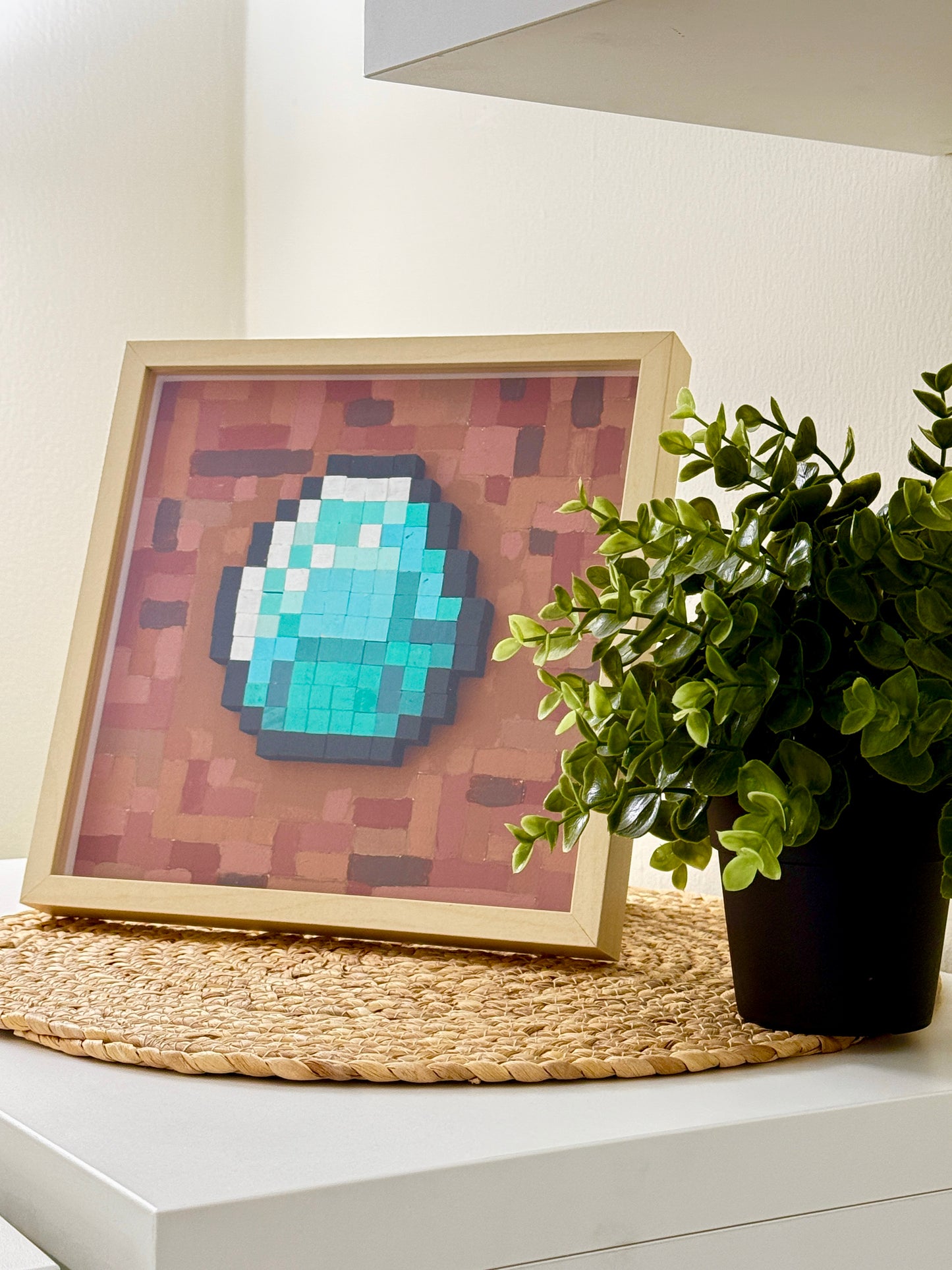Minecraft Diamond Wall Decor