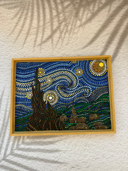 Starry Night Dot Art