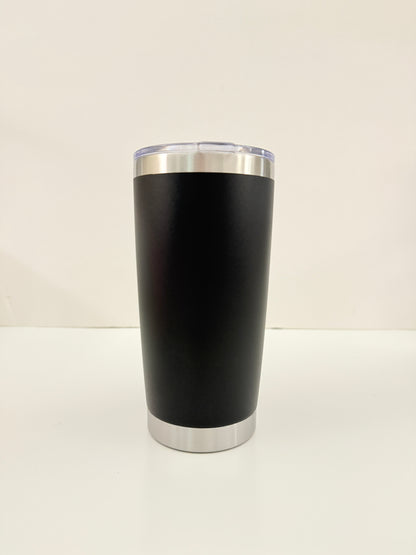 coffee tumbler with Engraved Letter