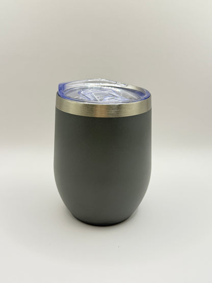 Engraved  Egg shape coffee tumbler