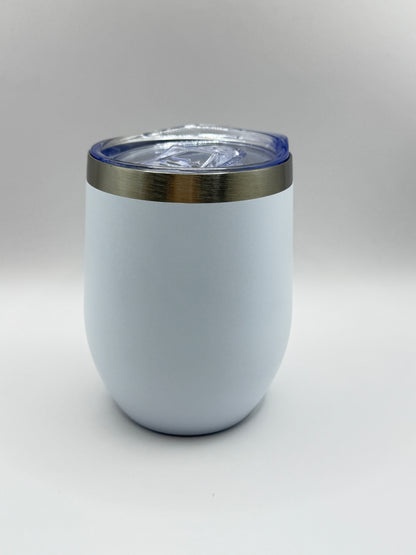 Engraved  Egg shape coffee tumbler