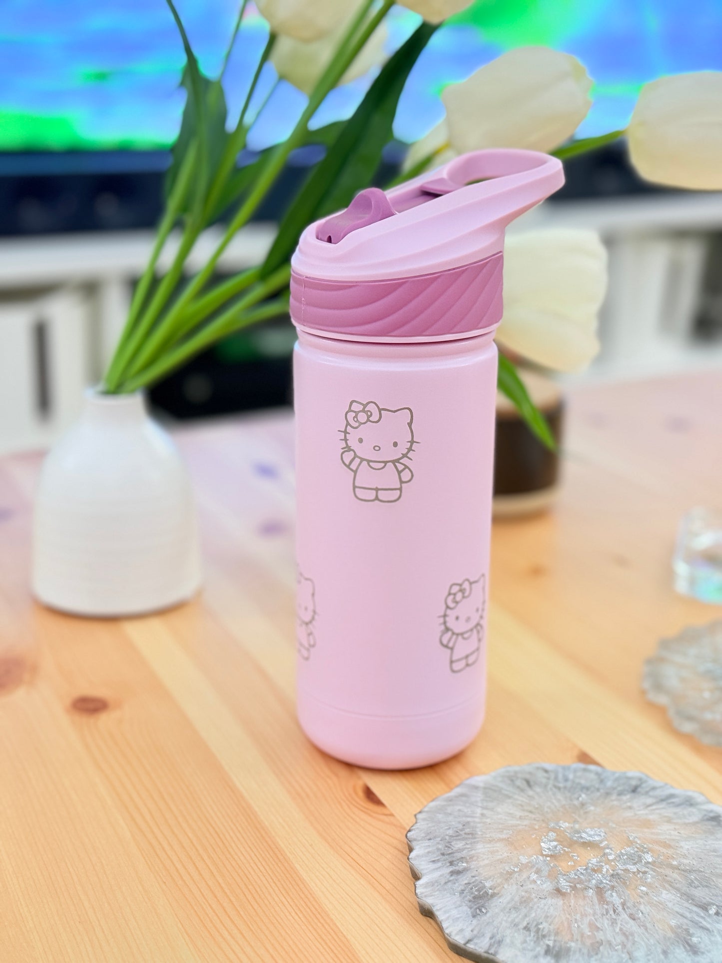 Engraved  small Water Bottle  18 OZ