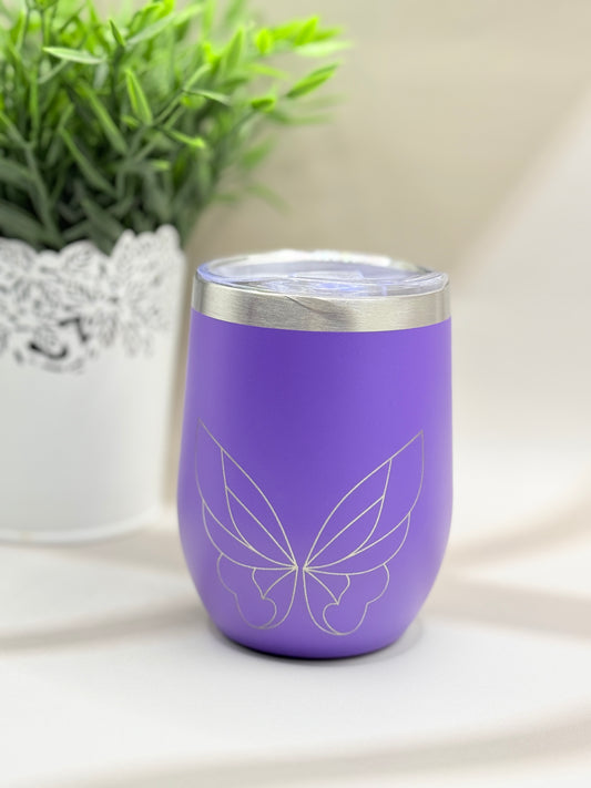 Engraved  Egg shape coffee tumbler