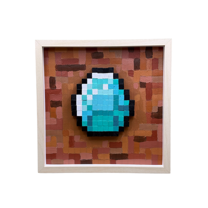 Minecraft Diamond Wall Decor
